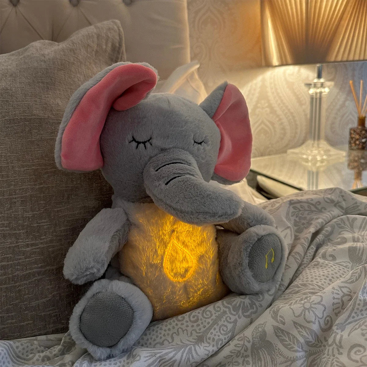 Elephant Breathing Musical Plush Toy