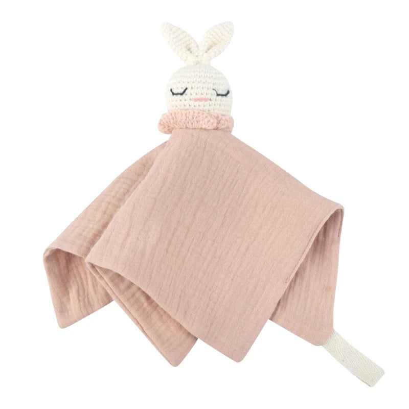 Crochet Rabbit Baby Security Blanket