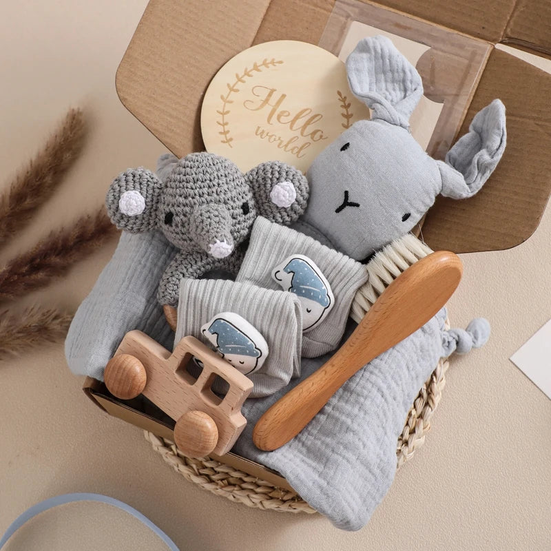Newborn Baby 7pc Bath Gift Set