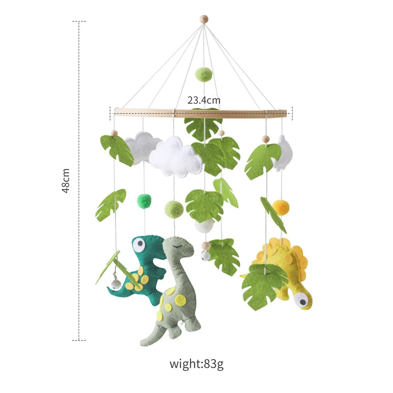 Baby Wooden Comfort Wind Chime Pendant Crib Mobiles
