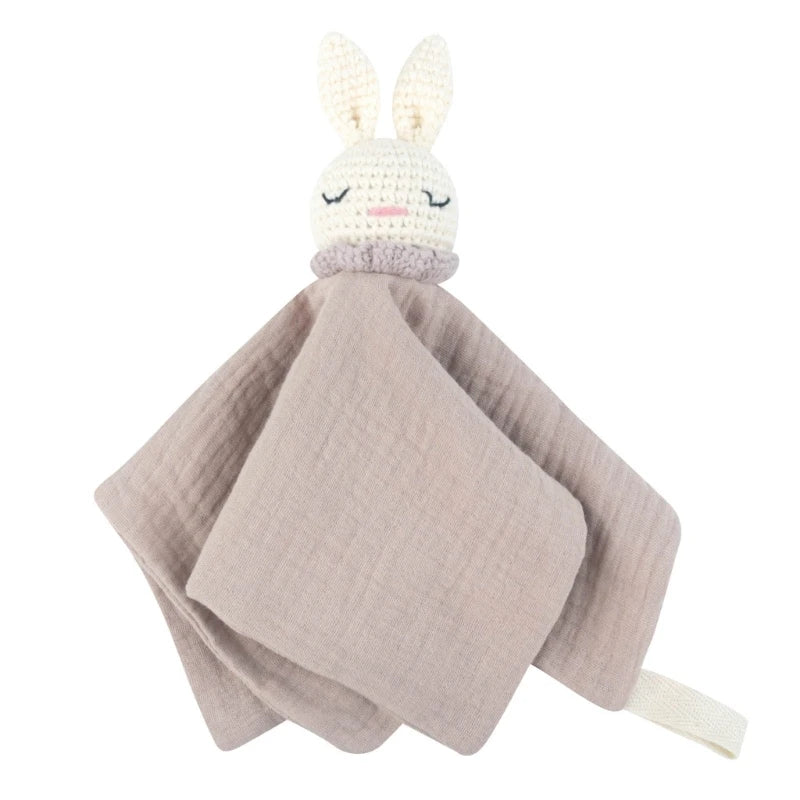 Crochet Rabbit Baby Security Blanket
