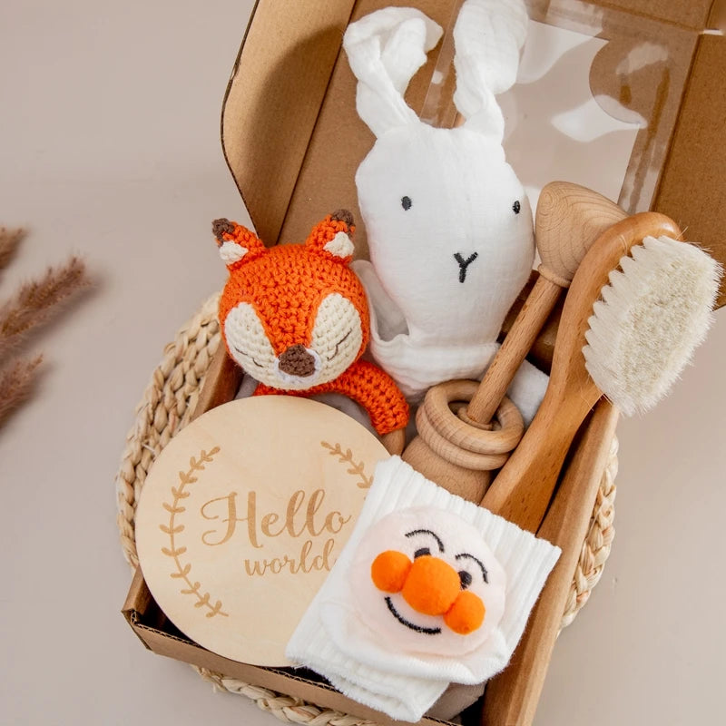 Newborn Baby 7pc Bath Gift Set