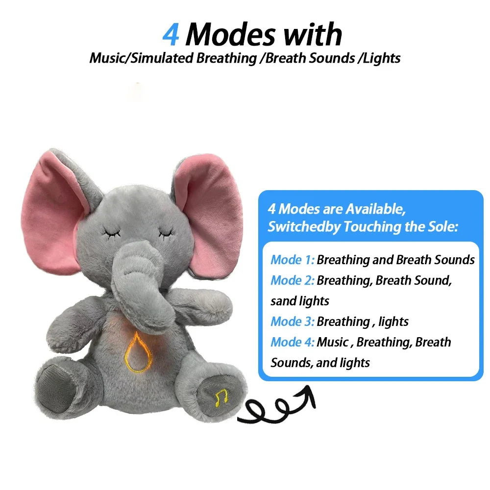 Elephant Breathing Musical Plush Toy