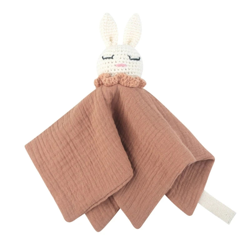 Crochet Rabbit Baby Security Blanket