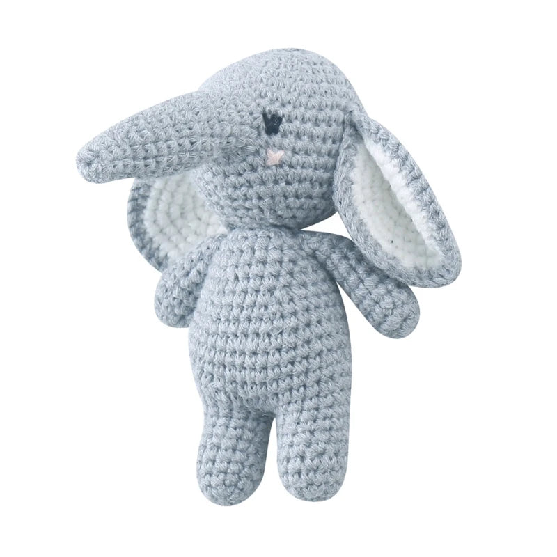 Handmade Crochet Animal Stuffed Plush Rattle Toys