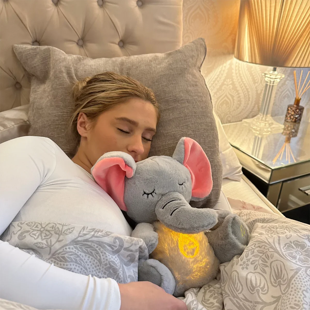 Elephant Breathing Musical Plush Toy