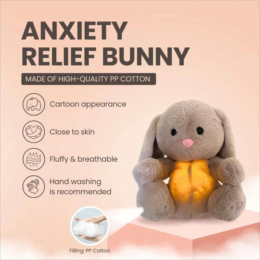 Bunny Breathing Musical Plush Toy