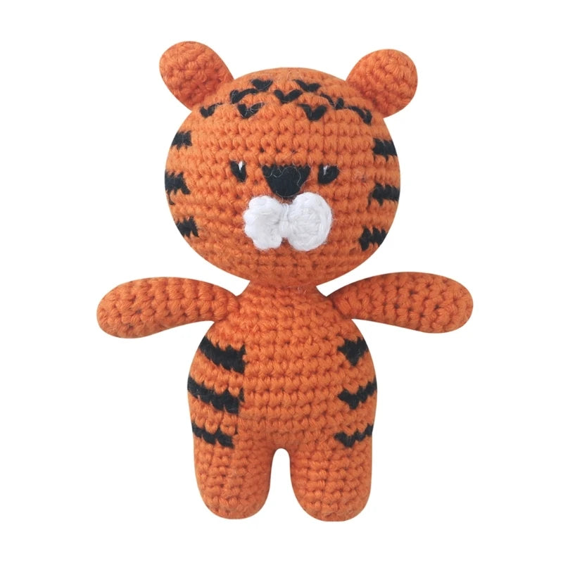 Handmade Crochet Animal Stuffed Plush Rattle Toys