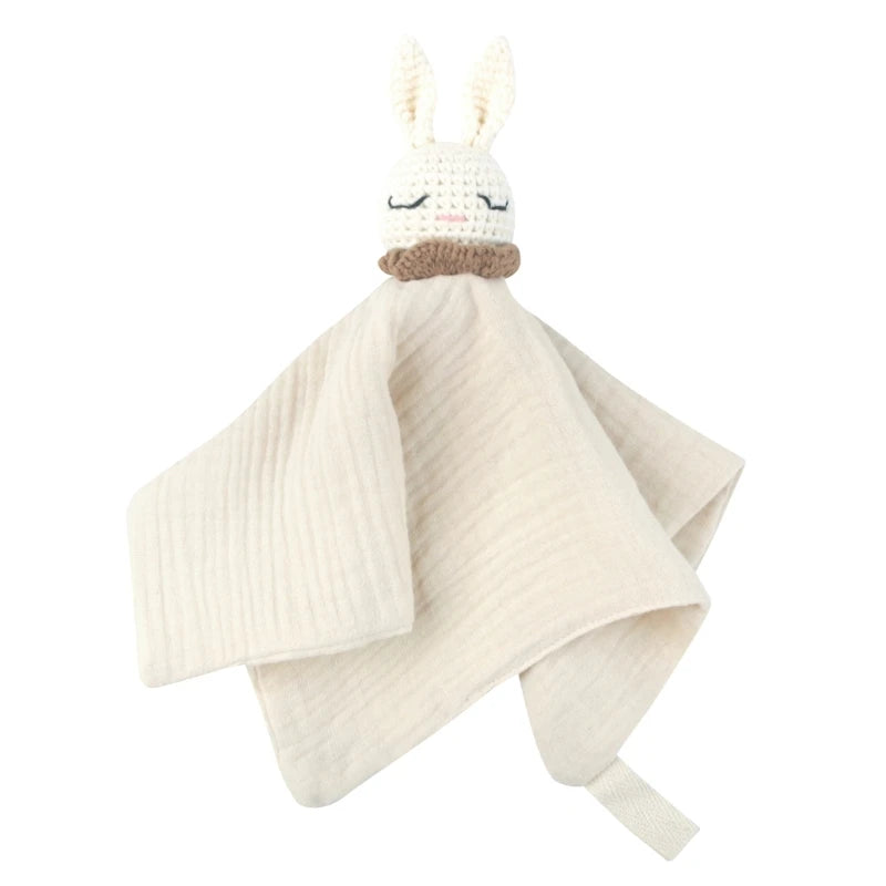 Crochet Rabbit Baby Security Blanket