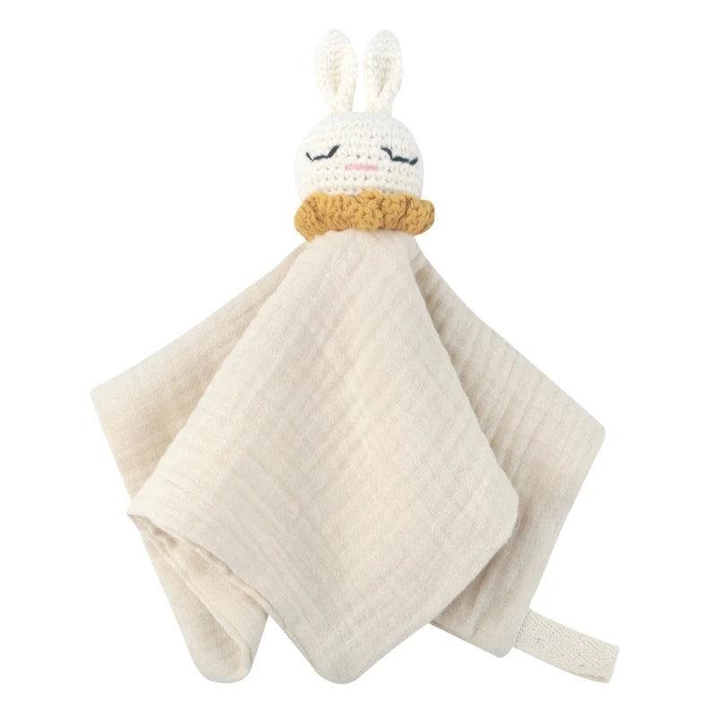 Crochet Rabbit Baby Security Blanket