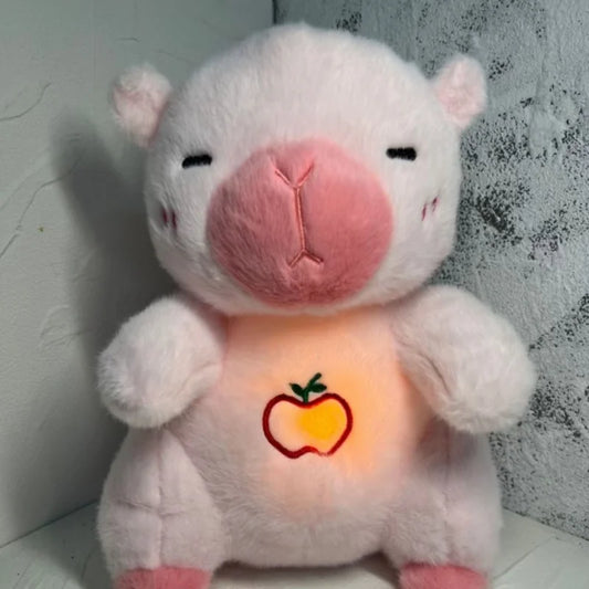 Baby Capybara Breathing Musical Plush Toy