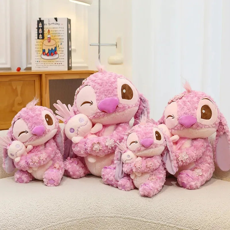 Disney Stitch Hugging Plush Toys