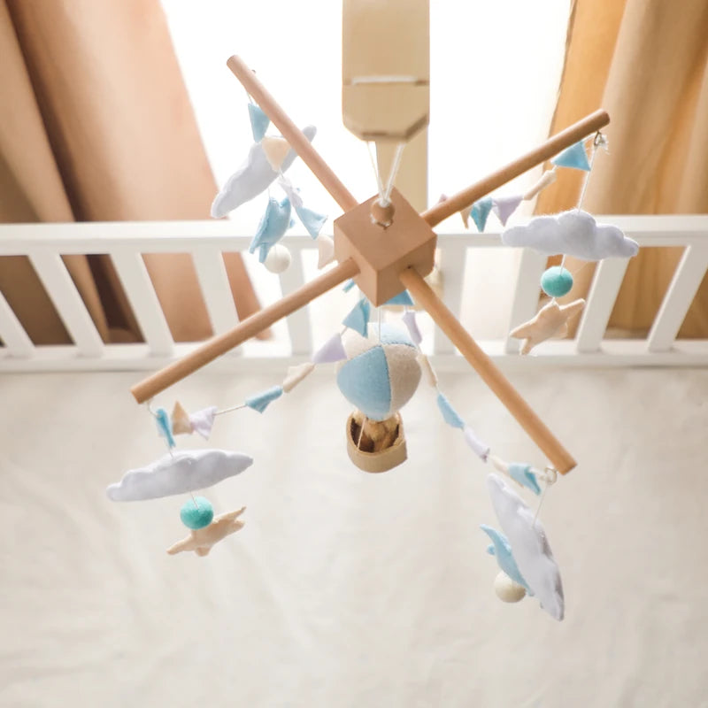 Baby Wooden Comfort Wind Chime Pendant Crib Mobiles