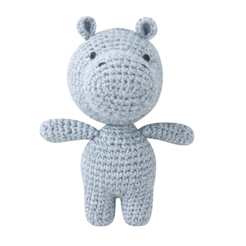 Handmade Crochet Animal Stuffed Plush Rattle Toys