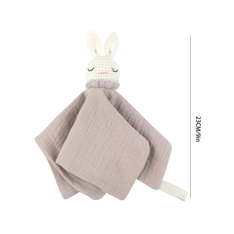 Crochet Rabbit Baby Security Blanket