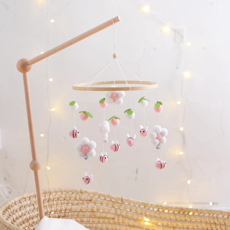 Baby Wooden Comfort Crib Mobiles