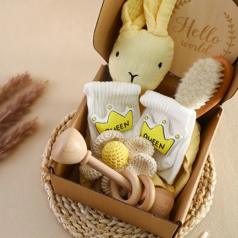 Newborn Baby 7pc Bath Gift Set
