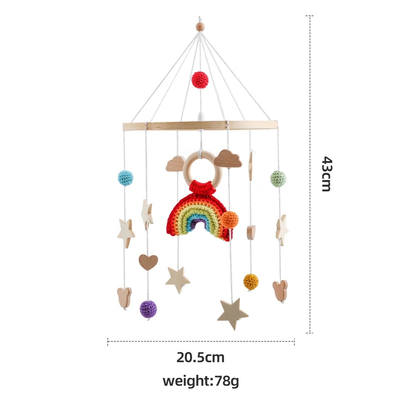 Baby Wooden Comfort Crib Mobiles