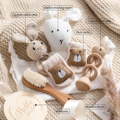 Newborn Baby 7pc Bath Gift Set
