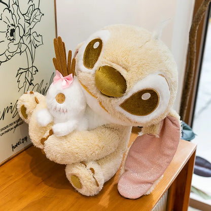 Disney Stitch Beige Hugging Plush Toy