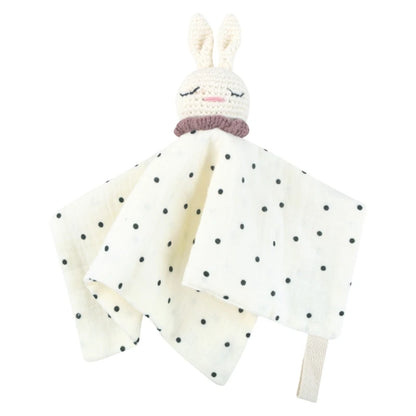Crochet Rabbit Baby Security Blanket