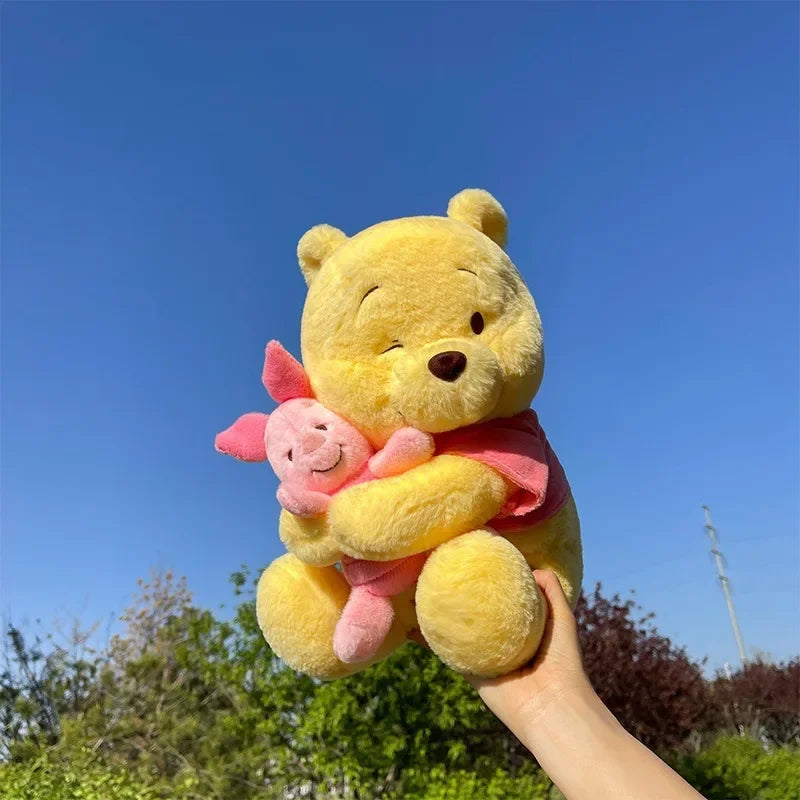 Disney Winnie The Pooh Hugging Piglet Plush Toy
