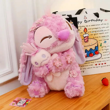 Disney Stitch Hugging Plush Toys
