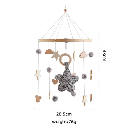 Baby Wooden Comfort Crib Mobiles