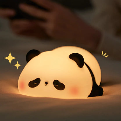 Panda LED USB Rechargeable Silicone Night Lights