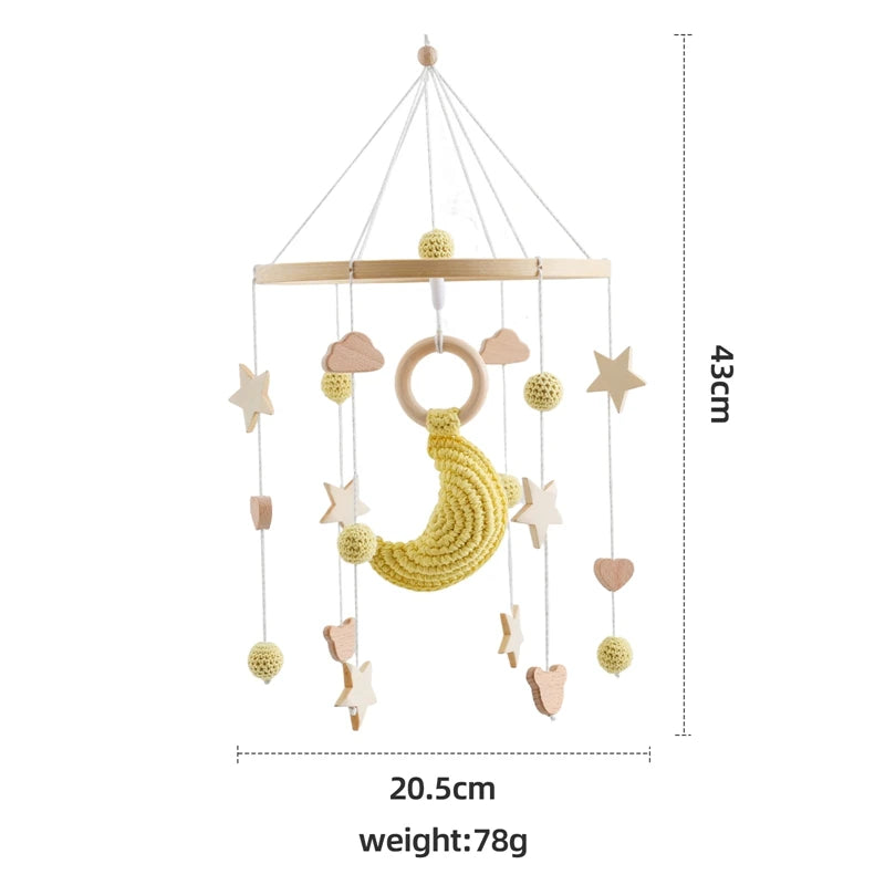 Baby Wooden Comfort Crib Mobiles