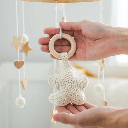 Baby Wooden Comfort Crib Mobiles