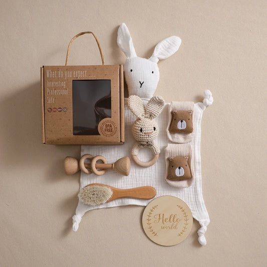 Newborn Baby 7pc Bath Gift Set