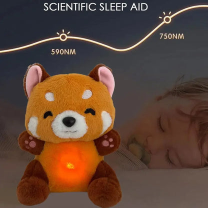 Red Panda Breathing Musical Plush Toy