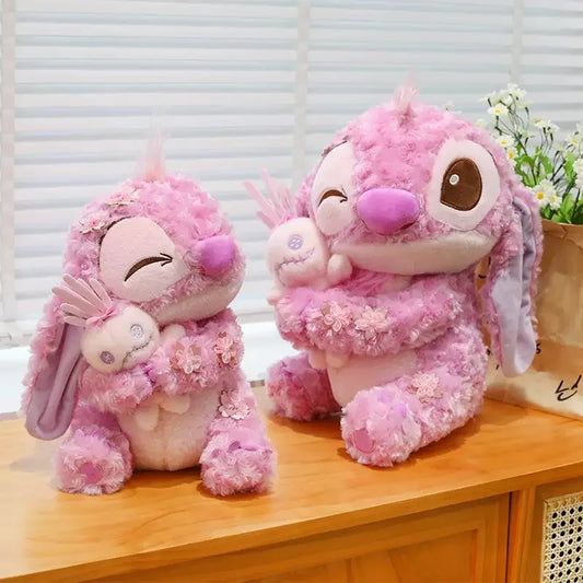 Disney Stitch Hugging Plush Toys