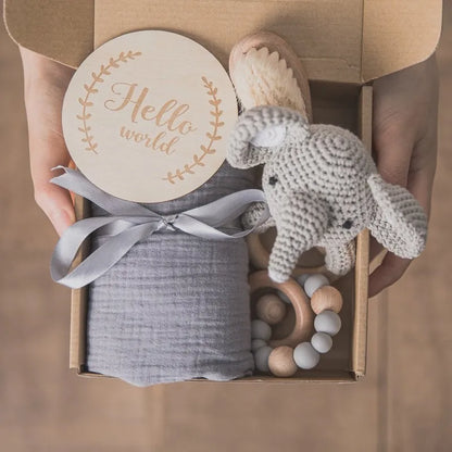 Newborn Baby 6pc Cotton Blanket Gift Set