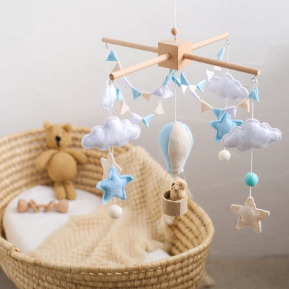 Baby Wooden Comfort Wind Chime Pendant Crib Mobiles
