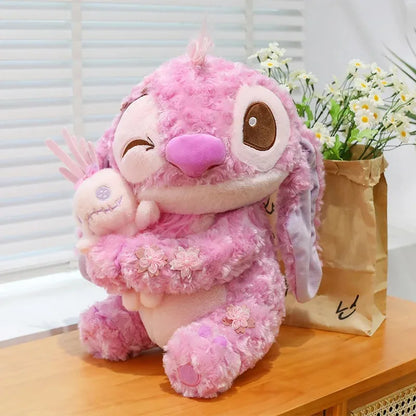 Disney Stitch Hugging Plush Toys