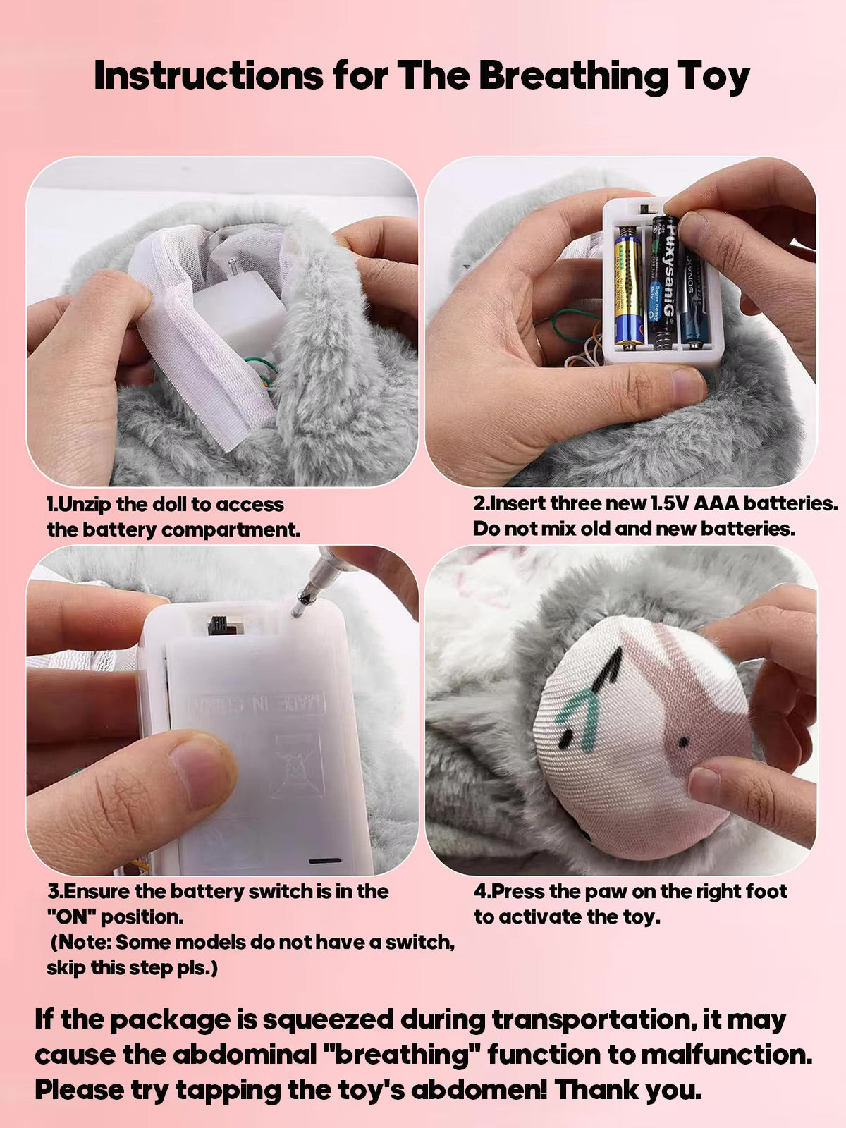 Koala Breathing Musical Plush Toy