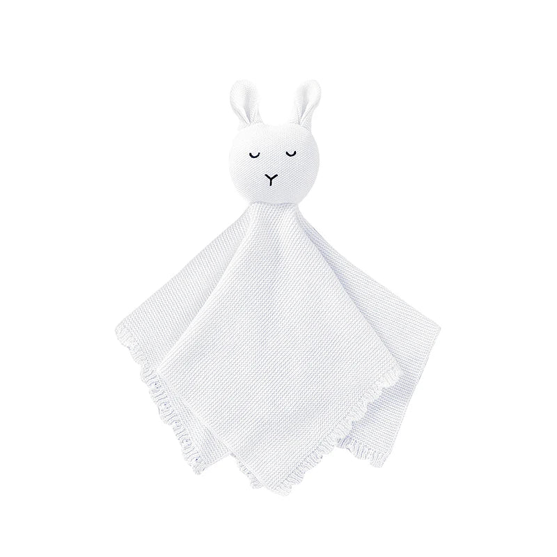 Soft Cotton Gauze Bunny Baby Security Blanket