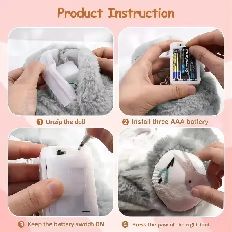 Otter Breathing Musical Plush Toy