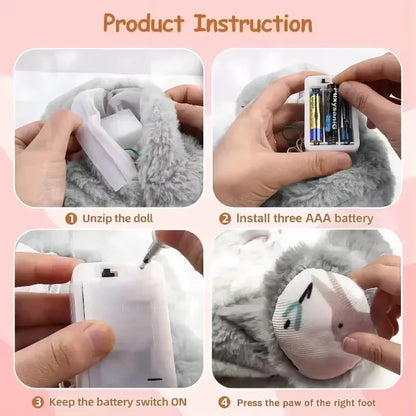 Otter Breathing Musical Plush Toy