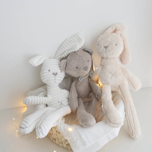 Long Leg Bunny and Bear Plush Toys