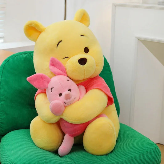 Disney Winnie The Pooh Hugging Piglet Plush Toy