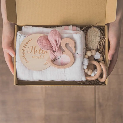 Newborn Baby 6pc Cotton Blanket Gift Set