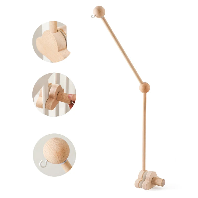 Baby Wooden Crib Mobile Brackets