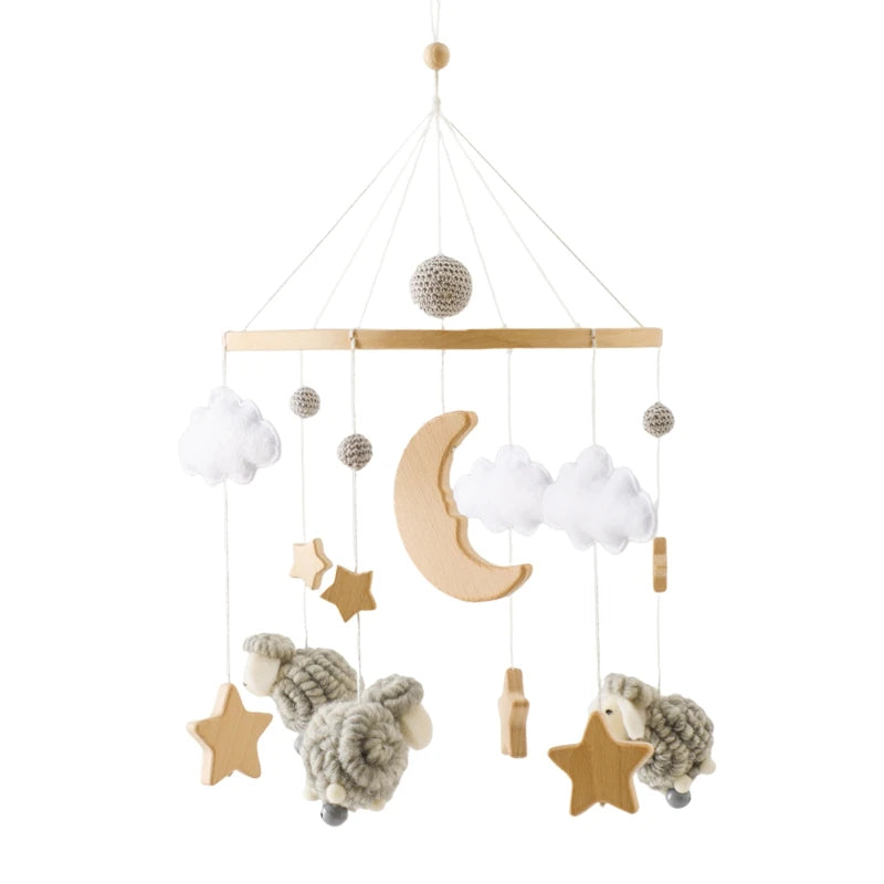 Baby Wooden Comfort Crib Mobiles