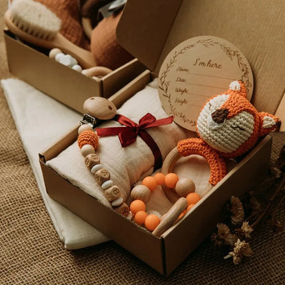 Newborn Baby 6pc Cotton Blanket Gift Set