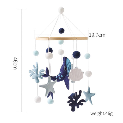 Baby Wooden Comfort Wind Chime Pendant Crib Mobiles