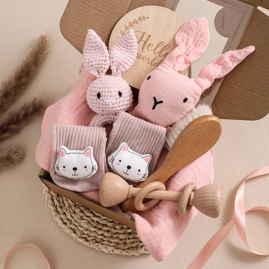 Newborn Baby 7pc Bath Gift Set