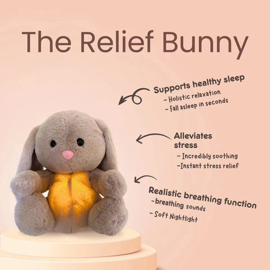Bunny Breathing Musical Plush Toy